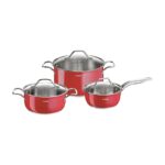 Tefal Set de Cuisine 6 Pcs en Acier Avec Bords Verseurs