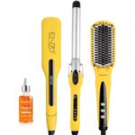 ENZO Pack Lisseur & Brosse & Boucleur 50W