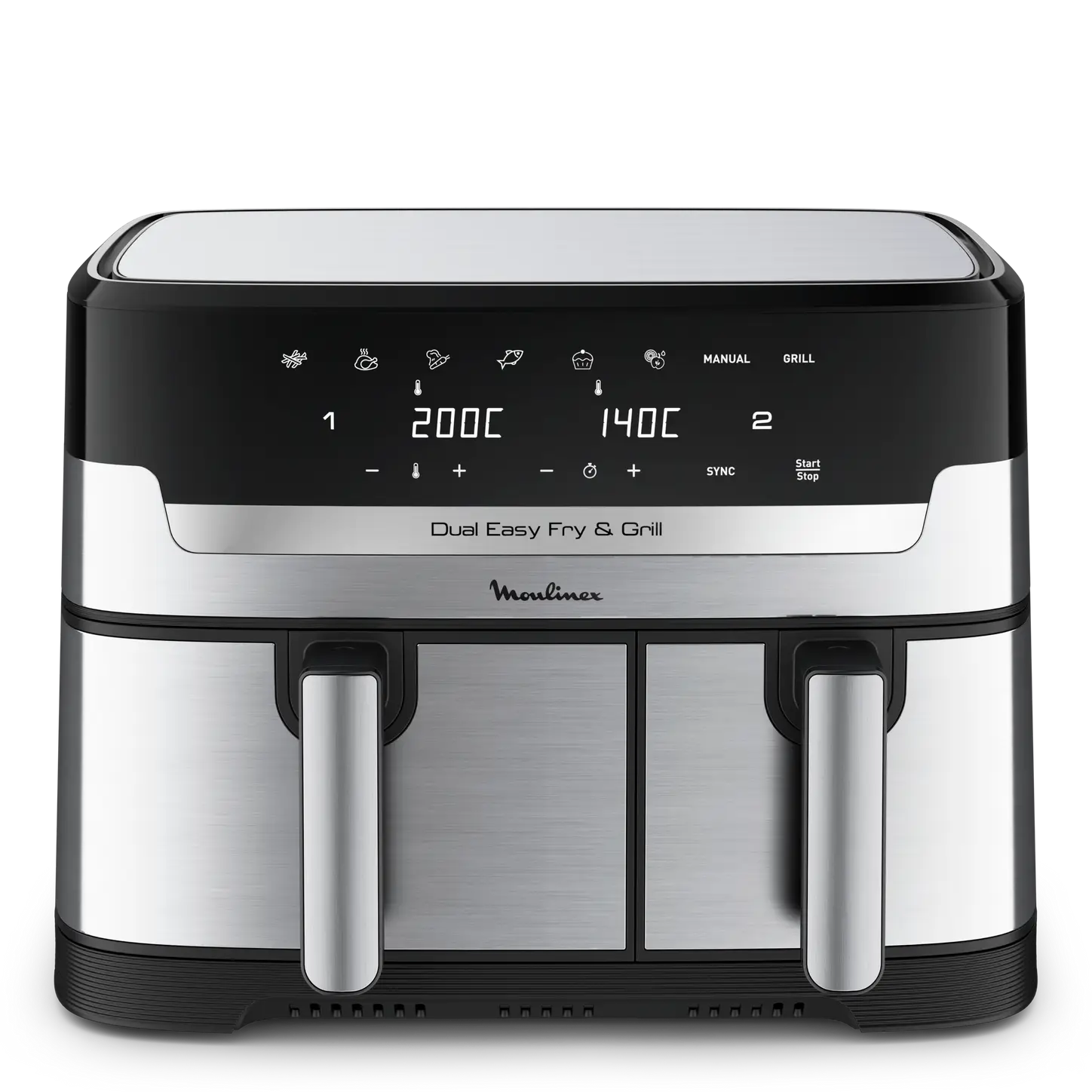 EZ90D20-1 Moulinex Air Fryer Dual Easy Fry & Grill - 8 programmes - 5,2L + 3,1L – Image 1