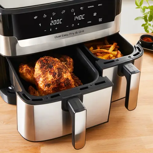 Moulinex Dual Easy Fry Grill 8.3L