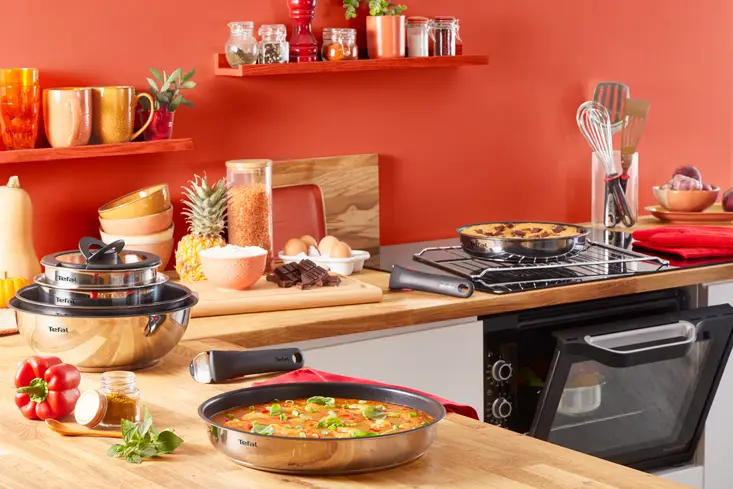 Batterie Tefal Ingenio Emotion 20 pièces inox poignée amovible