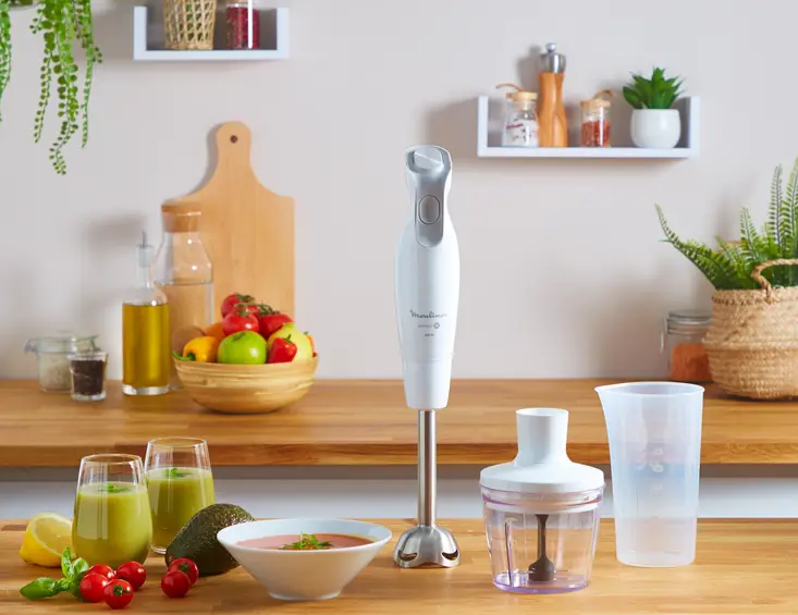 Mixeur plongeant Moulinex Daily Chef 600W blanc