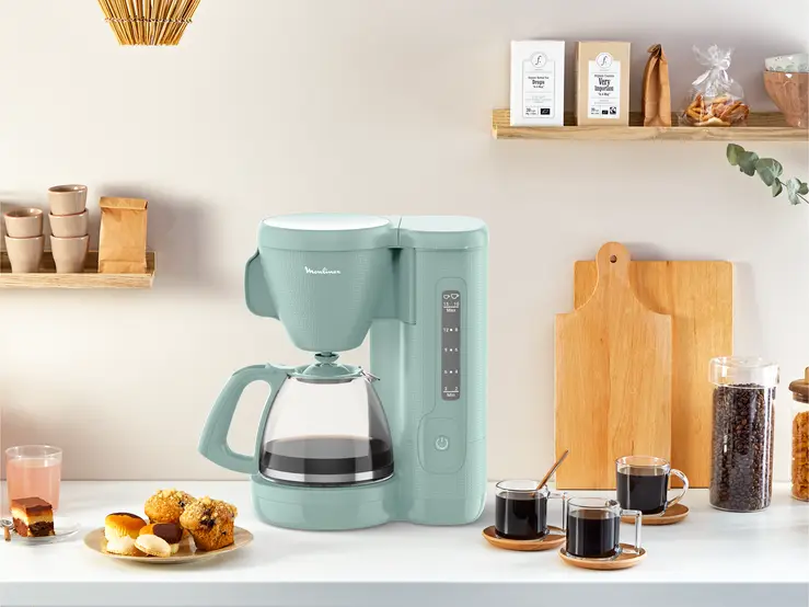 Cafetière Moulinex Morning eucalyptus 1.25L
